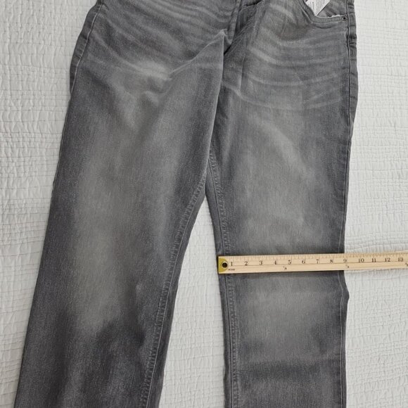 Buffalo David Bitton Straight Six Jeans Men's 34x30 Washed Gray NWT Stretch NEW - Picture 9 of 16
